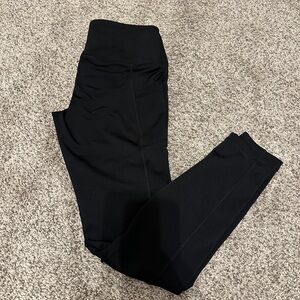 90 Degree By Reflex Woman’s Fleece Lined Black Leggings